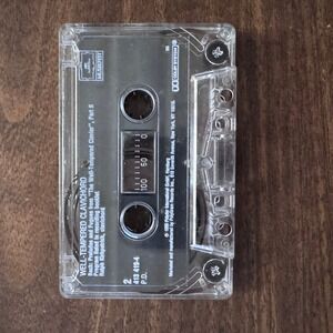 Bach Well Tempered Clavichord Part 1 Part 2 Polygram Records Cassette Tape Music